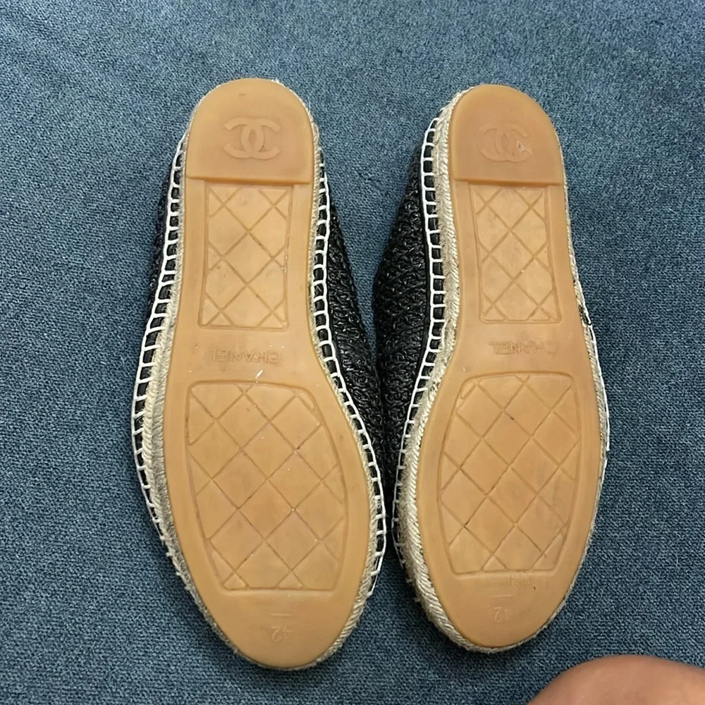 CC Black Espadrille Flats - Picture 4 of 15
